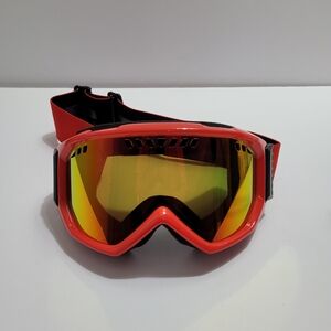 SMITH Red Goggles with Reflective Lens